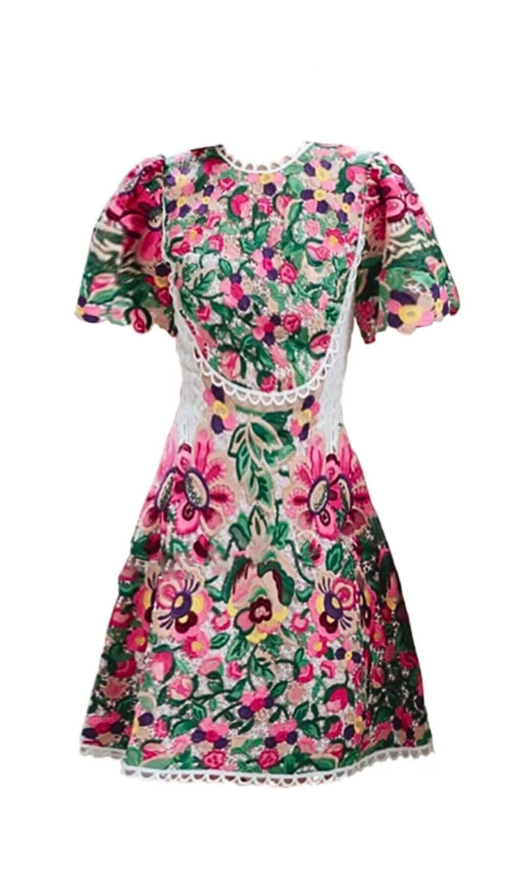 Floral Embroidered Lace Dress In Lipstick Sis Label New Look Dresses