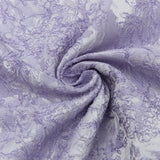 FLORALES MIDIKLEID MIT EINEM ÄRMEL LAVENDEL