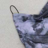 ROBE CAMI EN MAILLE FENDUE CUISSES TIE DYE