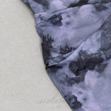 ROBE CAMI EN MAILLE FENDUE CUISSES TIE DYE