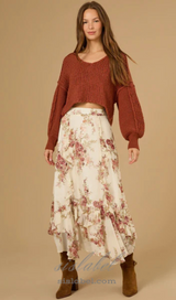 Isabella Floral Midi Skirt