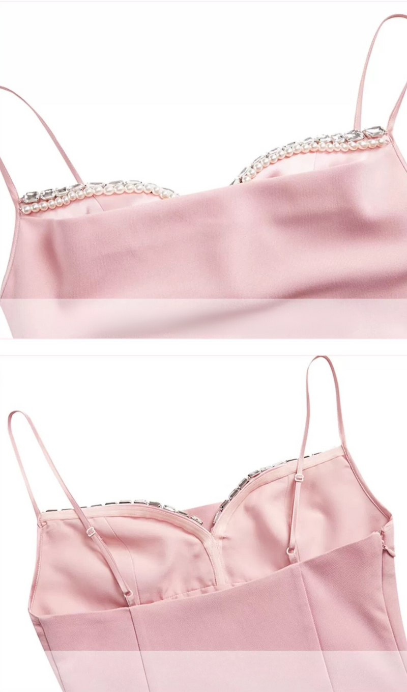 ROBE CAMISOLE CRISTAL ROSE