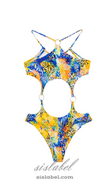 TRUETT RING CUTOUT ONE PIECE SWIMSUIT