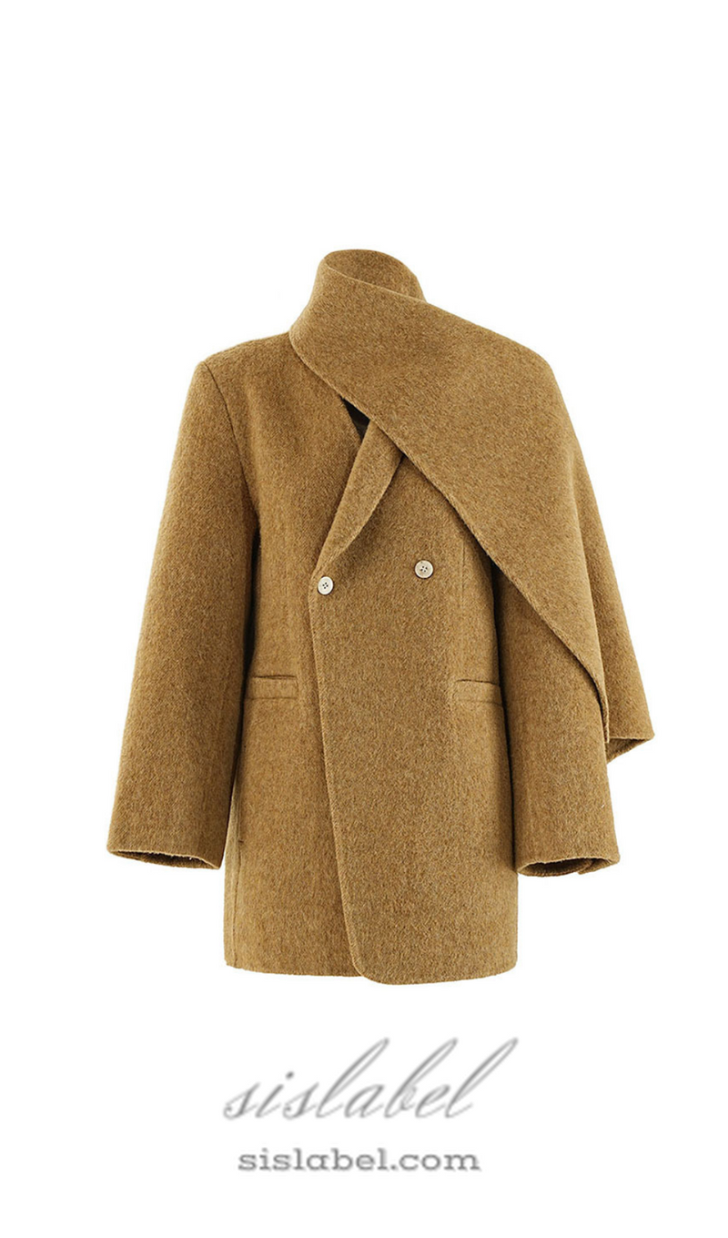 kahki Woolen coat