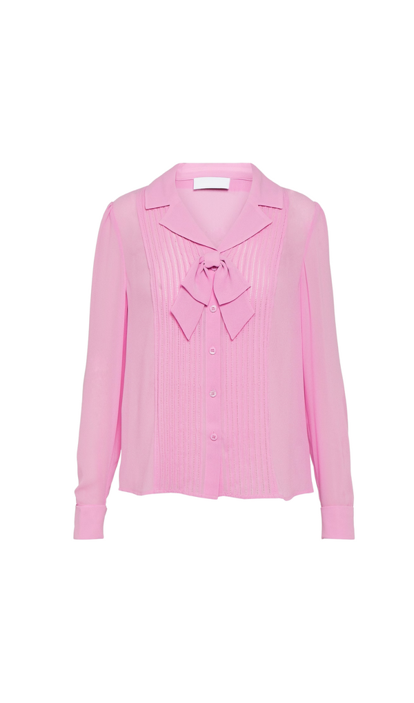 PINK CHIFFON BLOUSE