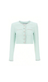 VESTE BOUCLE MENTHE 