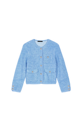 MOSCILI-CARDIGAN IN BLAU 