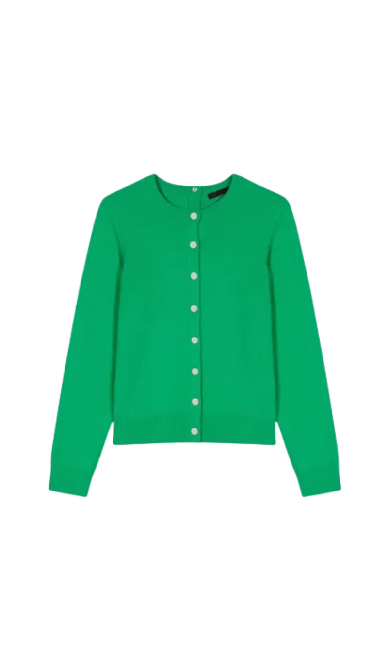 CARDIGAN MIRABO EN VERT 