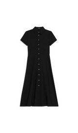 ROBE CHEMISE MIDI NOIRE 