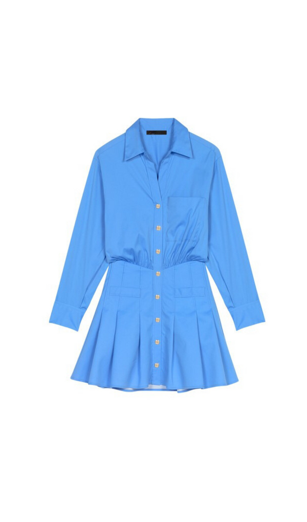 FLARED SHIRT DRESS