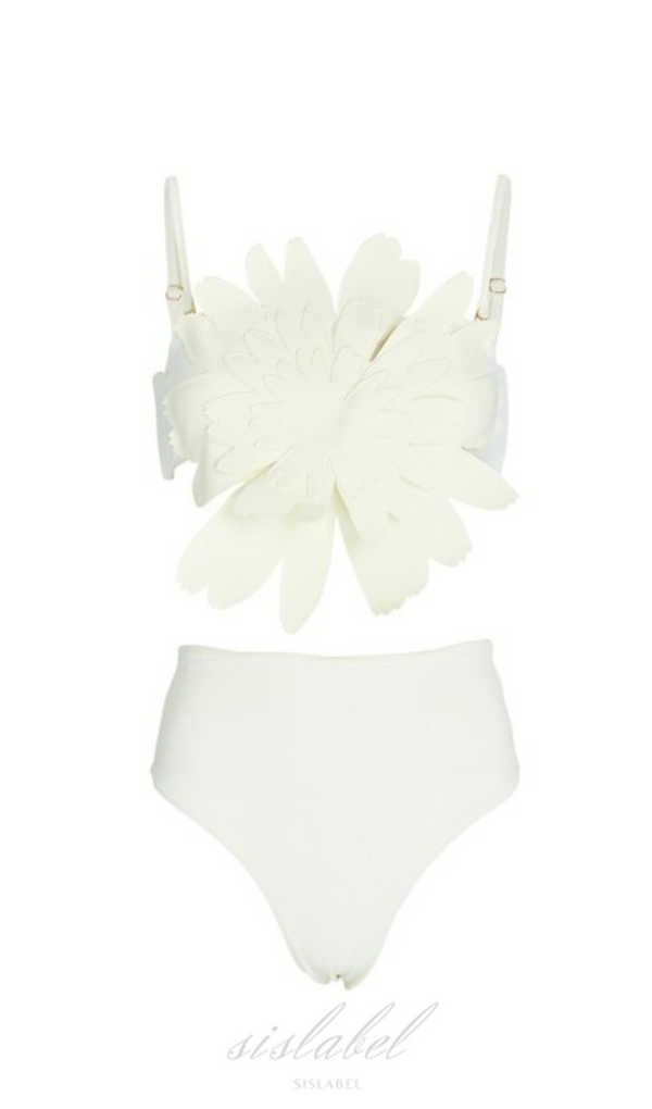 FLORAL SCULPTED SWIM SET