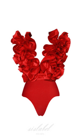 MAILLOT DE BAIN UNE PIÈCE FLEUR 3D 