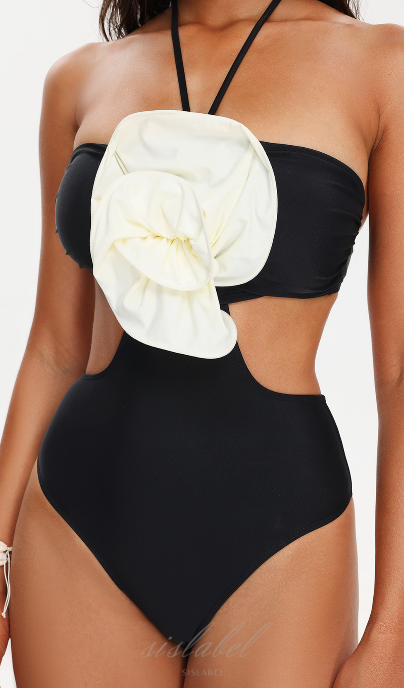 MAILLOT DE BAIN DOS FLEURI