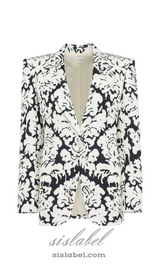 DAMASK SINGLE-BREASTED BLAZER