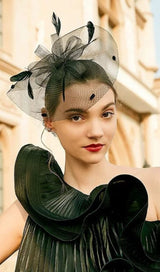 RETRO HEMP YARN FEATHER FASCINATORS