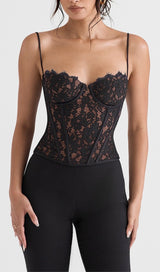 MILA LACE UNDERWIRED CORSET TOP