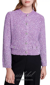 Mypurple Cardigan in Fuchsia Pink