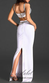 CRYSTAL TWO-PIECE SET IN WHITE