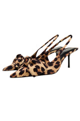 leopard High Heel with bow