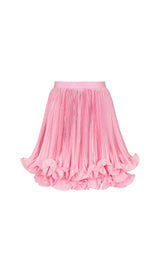 ANAVIA PINK RUFFLE HEM SKIRT