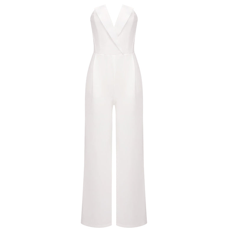 MESH PEARL JUMPSUIT ZWEITEILIG