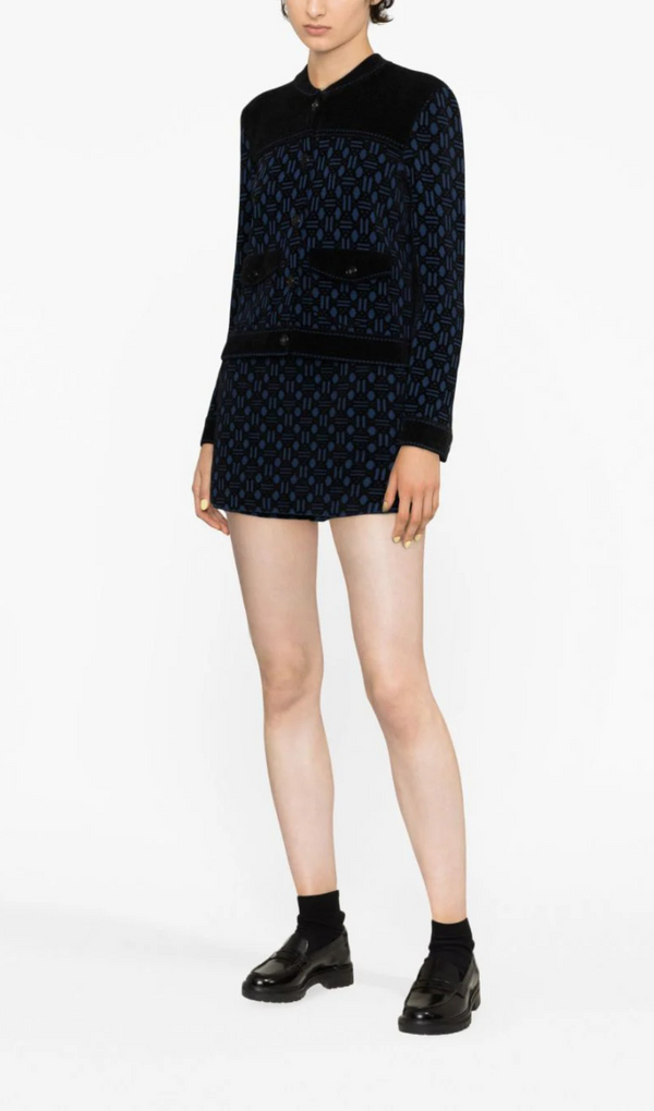 JACQUARD-SKORT 