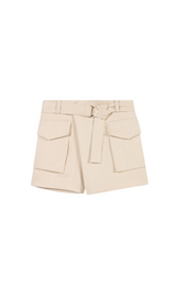 JUPE-JUPE CEINTURE BEIGE 