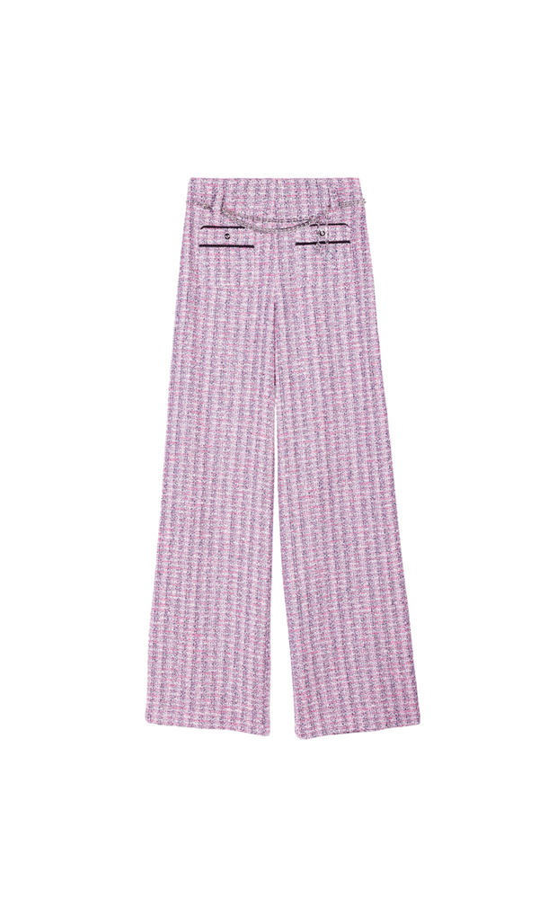 PANTALON LARGE ROSE 