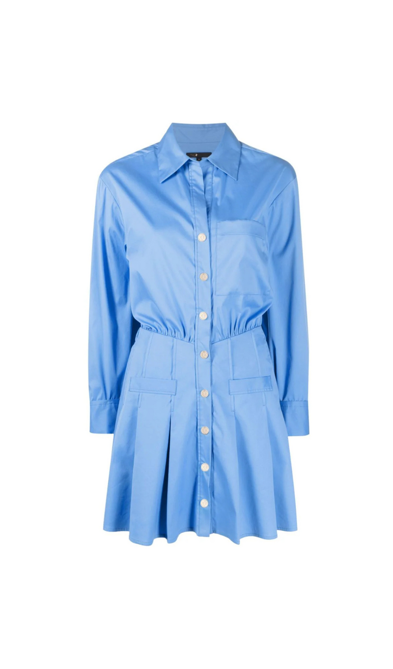 FLARED SHIRT DRESS