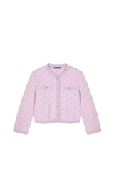 PALE PINK MENTHE CARDIGAN