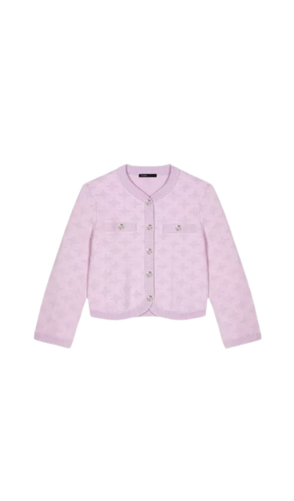 PALE PINK MENTHE CARDIGAN