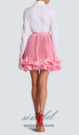 ANAVIA PINK RUFFLE HEM SKIRT