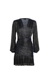 CROSSOVER SHIMMER MINI DRESS