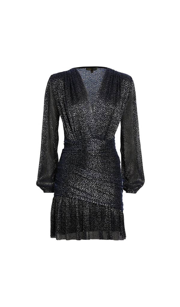 CROSSOVER SHIMMER MINI DRESS