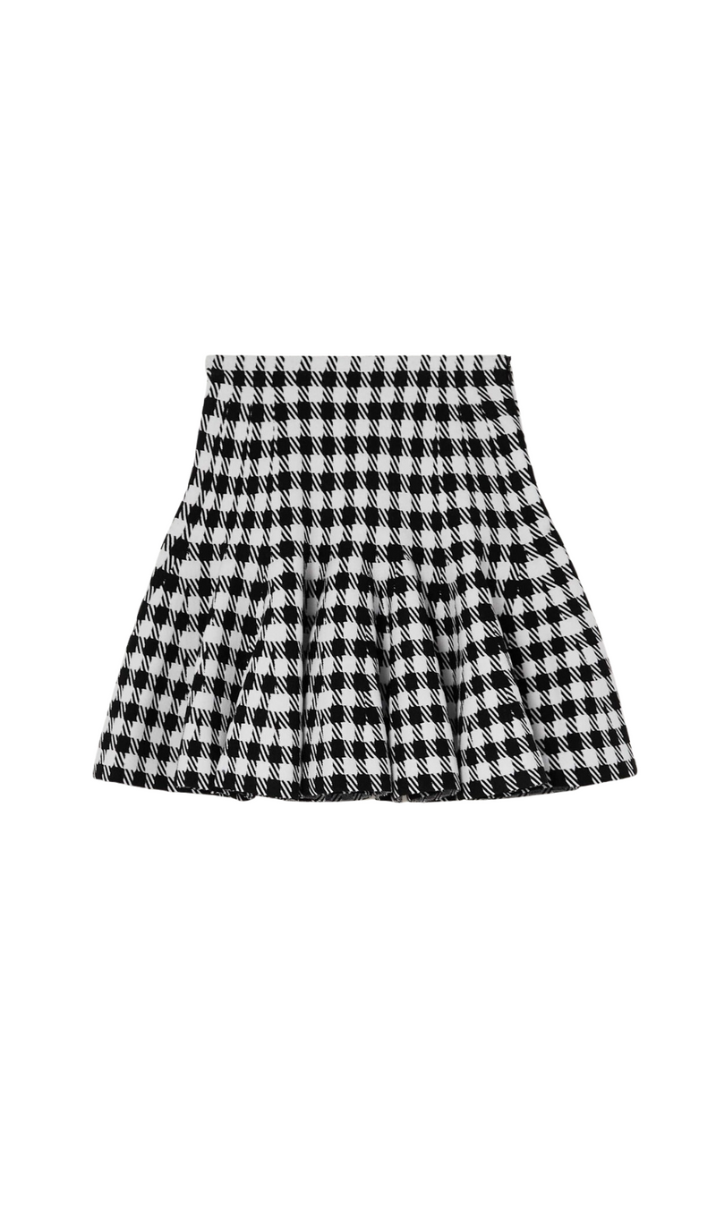 FLARED MINI SKIRT