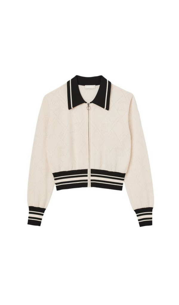 JANVIER POINTELLE VARSITY-CARDIGAN 