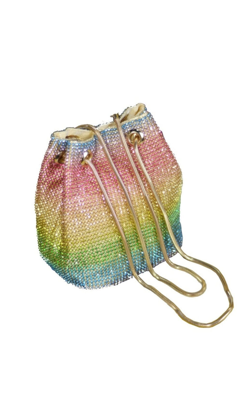 LALA RAINBOW DIAMANTE BAG