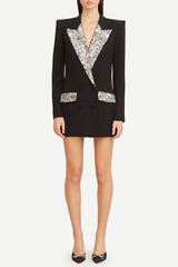 Brooklyn Diamante Embellished Blazer Dress