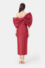 RED BIG BOW DRESS