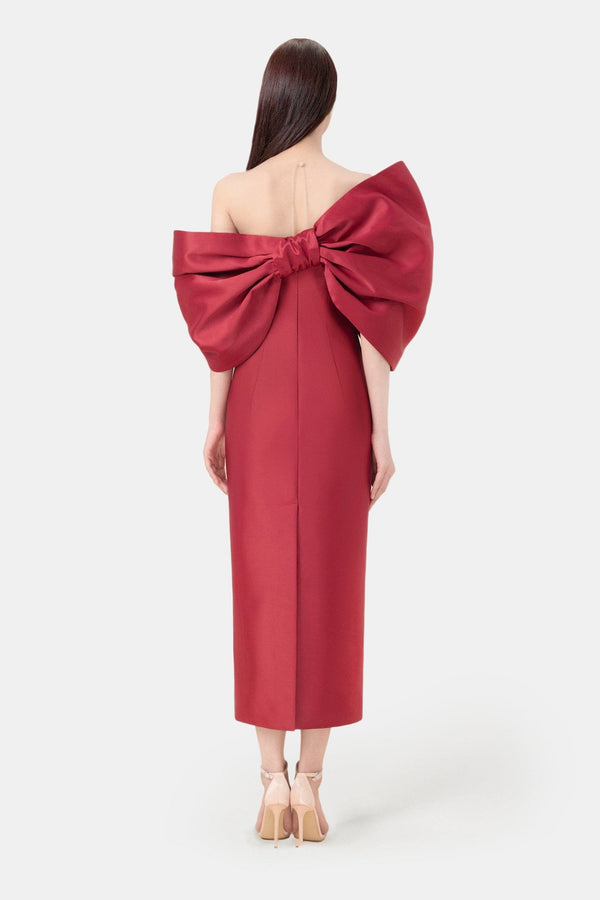 RED BIG BOW DRESS