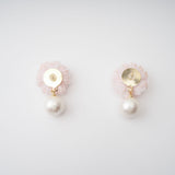 Capriana floral motif drop earrings