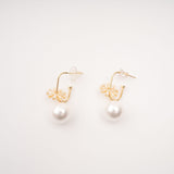 Kate crystal-embellished pearl earrings