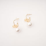 Kate crystal-embellished pearl earrings