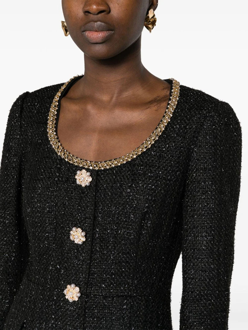 ROBE MINI BOUCLE NOIRE 