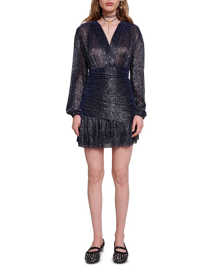 CROSSOVER SHIMMER MINI DRESS