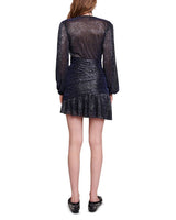 CROSSOVER SHIMMER MINI DRESS