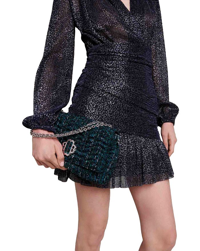 CROSSOVER SHIMMER MINI DRESS