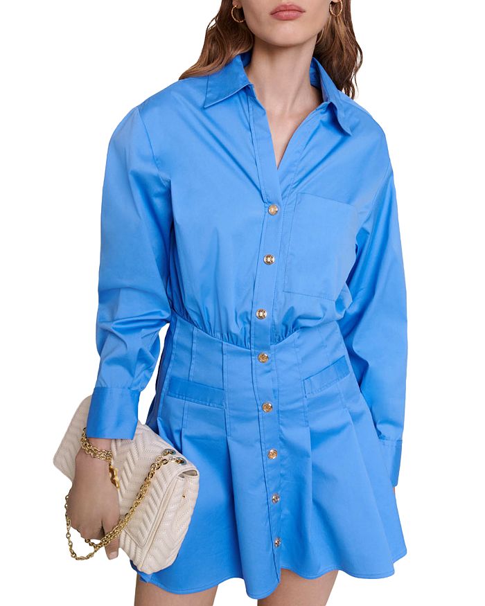 FLARED SHIRT DRESS