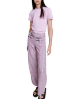 PANTALON LARGE ROSE 