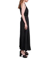 ROBE MAXI PLISSÉE SANS MANCHES 